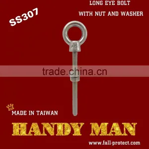 307S Stainless Steel 316 Long Shoulder Eye Bolt thumbnail-1