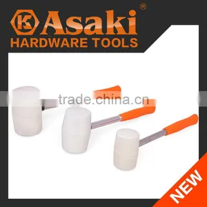 ASAKi White Rubber Hammer Tile Rubber Mallet thumbnail-1