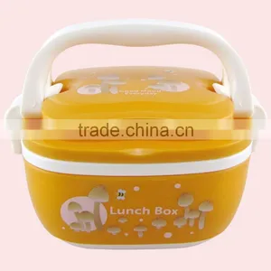 Square Shape Single Layer Plastic Disposable Storage Lunch Box With Lock thumbnail-5