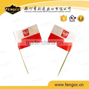 Promotion Cheap Mini Stick Flag Paper Flag in Cutom Print thumbnail-2
