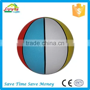 High Quality Enviromental Material Small Mini Kids Toys Rubber Pvc Basketball for Sale thumbnail-6