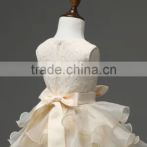 Party Girls Dress for Wedding Holiday Children Clothes Kid Baby Dresses for Girls Lace Tulle Diamond Design Prom Dress for Child thumbnail-5