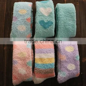 Cute Coral Knee High Socks /Custom Leg Warmer Socks/Wholesale Boot Socks thumbnail-2