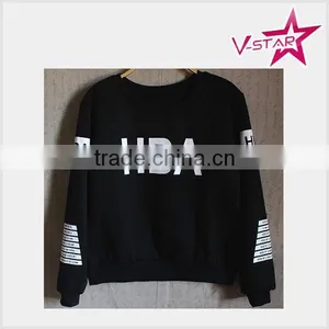 Wholesale Fleece Crewneck Sweatshirt Fsahion Design Sweatshirt thumbnail-1