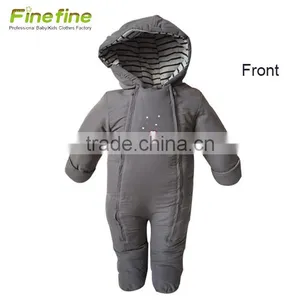 Plain Color Cotton Cheap Baby Romper Organic thumbnail-1