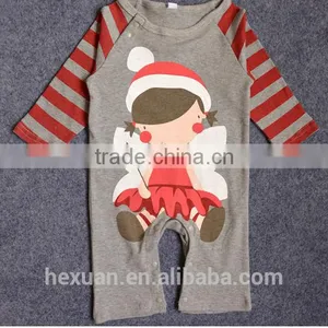 Baby Clothes Baby Romper 100% Cotton Long Sleeve Baby Bodysuit thumbnail-2