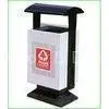 Customized Fire-proof, Mothproof Outdoor Park Garbage Cans With Stainless Steel Ashtray thumbnail-1