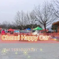 Happy Swing Racing Ride CarRides & Attractionsfor 2 People Moving thumbnail-1