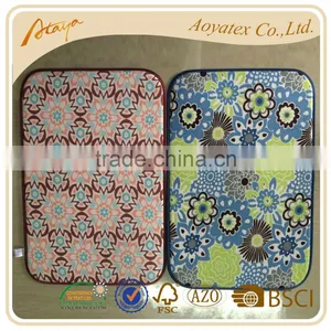Colorful Folower Printed Dish Drying Mat With Solid Terry Backside thumbnail-2