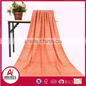 Hot Selling Super Soft Acrylic Crocheted Plain Cloth Winter Blanket thumbnail-1