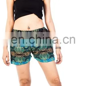 Paisley Women's Rayon Flat Sleep Casual Boxer Shorts Pants thumbnail-4