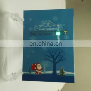 Wholesale Handmade Custom Musical Bulk Christmas Greeting Card With Led Light thumbnail-3