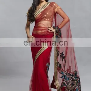Latest Indian Designer Fancy Sari/Sarees 2016 thumbnail-6