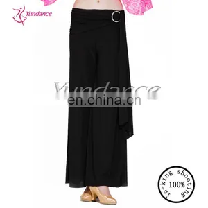 AB025 Black Latin Pants Costume for Girls China thumbnail-2