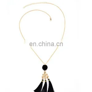 Fashion Jewelry Bohemian Earring Women Long Red Tassel Fringe Dangle Earring thumbnail-4