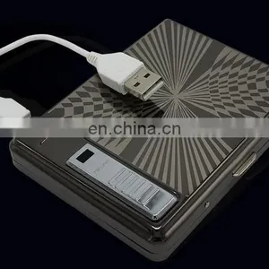 67220 Men Multi-functional USB Charging Lighter Cigarette Case thumbnail-3
