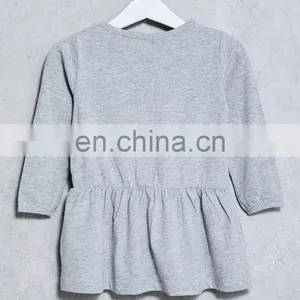 Latest Children Dress Designs Graphic Heart Printed Front Child Dress Wholesale Baby Clothes thumbnail-2