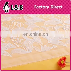 Wholesale New Design Popular Orange Lace Embroidery Fabric thumbnail-3