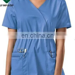 High Fashioned Medical Scrub Uniform or Nurse Uniform thumbnail-1