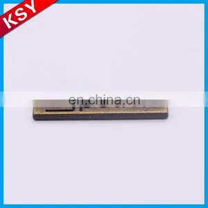 Popular Top Quality Metal Brand Logo Metalic Silver Thread Embroidery Label For Clothing thumbnail-1