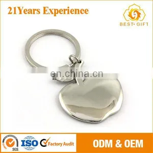 Customized Hot Sales Promotional Apple Model Logo Metal Keychain thumbnail-1