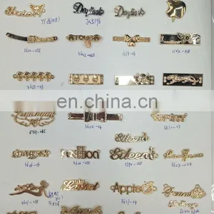 Fashion Clothing Metal Logo Accesories Sew on or Pin on or Nail on Clothing Bags or Shoes thumbnail-1