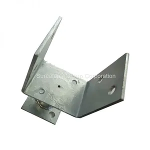 Galvanized Steel Building Material Hardware Heavy Duty Post Support Timber Connector thumbnail-1