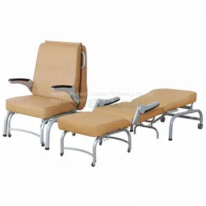 AG-AC005 Al-alloy Handrails Sleeping Accompany Chair For Hospital thumbnail-1