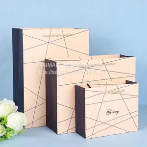 Black Paper Garment Packaging Bag thumbnail-5