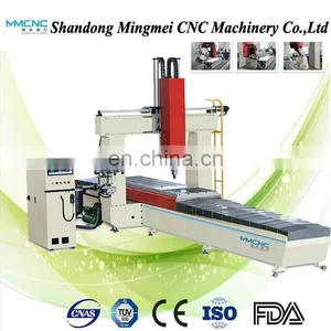 China 5 Axis Cnc Router Milling Machine Price Good for Brass Acrylic Wood Carving thumbnail-3