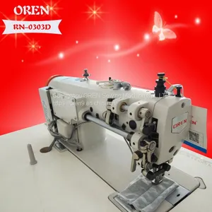 No Bobbin Chain Stitch Flat Industrial Sewing Machine thumbnail-1
