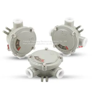 Explosion-proof Junction Box Explosion-proof Round Terminal Box One Pass Two Three Four DN20 Aluminum Alloy Material thumbnail-1
