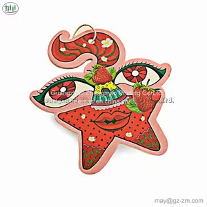 CMYK Printing Offset Paper Card Strawberry-like Forty-five Days Lasting Aroma Car Air Freshener thumbnail-4