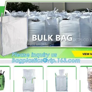 100% Virgin Polypropylene Woven pp Big Bag/jumbo Bags for Sand/ore/stones/pellets/waste Manufacturer, Bagplastics, Bagea thumbnail-1