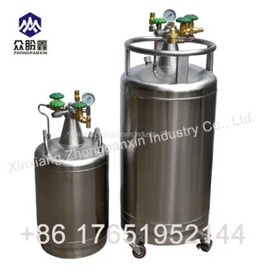 200L YDZ-200 Liquid Nitrogen Cryogenic Tank for Liquid Nitrogen Preservation thumbnail-4