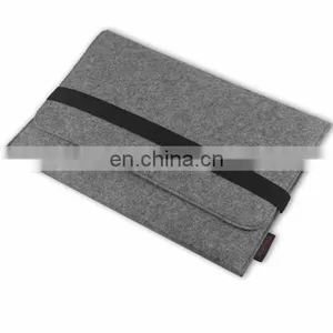 Grey Felt Laptop Sleeve Bag Protective Felt Briefcase Case thumbnail-5