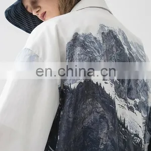 Diznew 2020 Men's New Fashion Casual Shirt Button Up Custom Print Short Sleeves Shirts Designs thumbnail-5
