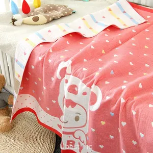 Muslin Organic Quilted Pad Baby Embroidery Voile Quilts With Digital Printing thumbnail-2