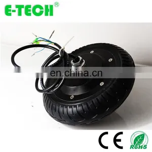Double Shaft 8inch Electric Drum Brake 48v 400w Brushless Hub Motor thumbnail-4