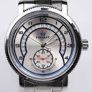 Wholesale Mens Luxury White Automatic Mechanical Date Stainless Steel Analog Sport Watches thumbnail-2