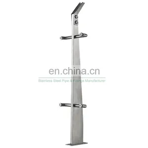 Factory Cheap Price Glass Post Handrails Stainless Steel Glass Railing Balustrade Wholesale In China thumbnail-7