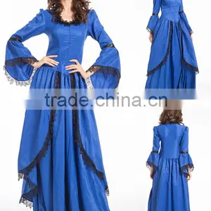 Walson Deluxe Women Medieval Costumes Retro Party Women Costume Medieval Dress for Sale thumbnail-5