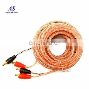 OFC/cca RCA Cables Car Audio Rca Cables Length 4 Channel 17ft thumbnail-6