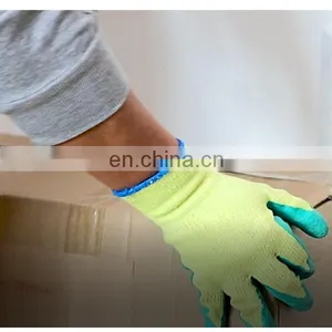 Abrasion Resistant Latex Gripper Knit Gloves For Household Work thumbnail-3