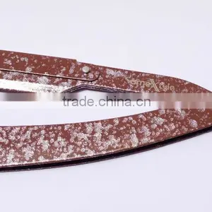 New Barber Salon Straight Razor - Metal Stainless Steel Razor - Barber Razor Brown Paper Coated (With Free Blades) thumbnail-2