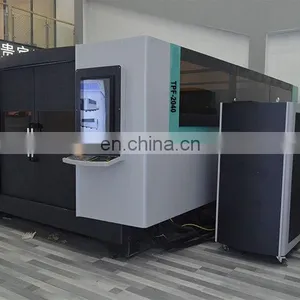 Big Surround Fiber Laser Cutting Machine for Steel Plate Hardware Iron Cabinet Sheet Metal 1500w 2040 thumbnail-5