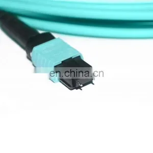 8 12 24 Cores Single Mode Multimode Fiber Optic Cable MTP MPO Connector thumbnail-2