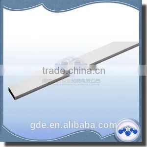 Metal Chrome Flat Rectangular Tube thumbnail-1
