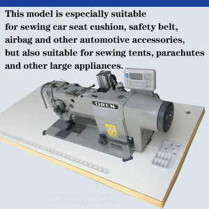 Computer Leather Double Needle Triple Synchronous Thick Material Machine Large Tents Sewing Machine RN-4420 thumbnail-2