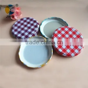 Blue Colour Metal Screw Cap With White Knots thumbnail-2